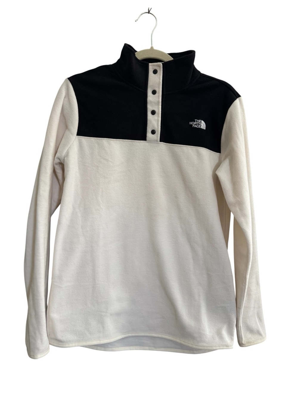 The North Face TKA Glacier Snap-neck Fleece Pullover Sweater small #NE259